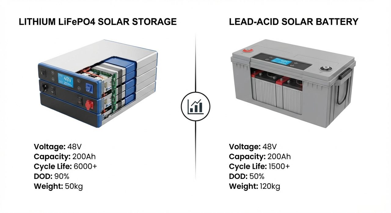 Solar battery storage comparison for South African businesses