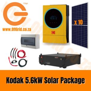 Kodak 5.6kw Solar Package